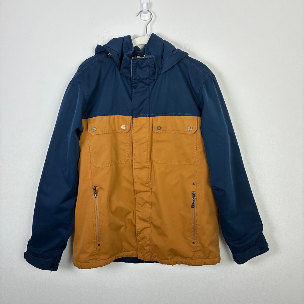 SWISS TECH Two Tone Hooded‎ Winter Jacket Men's Medium Snow Outdoors Gorpcore